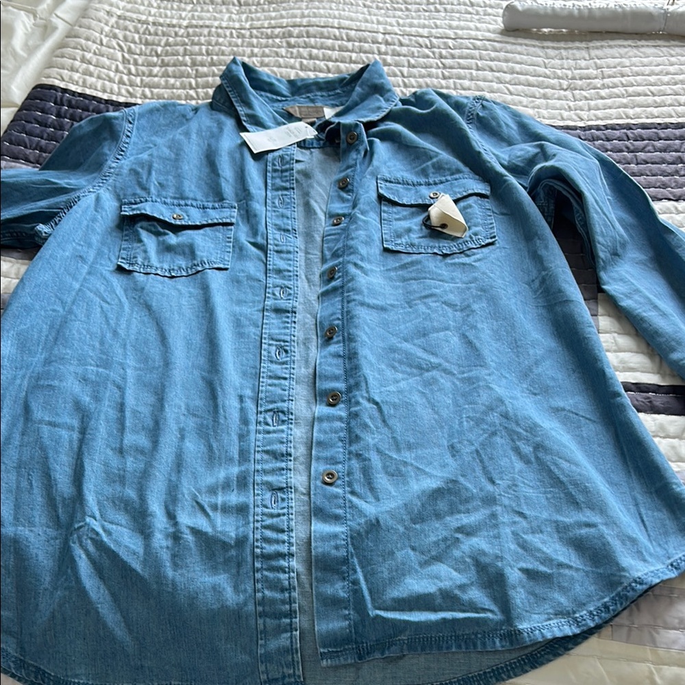 Banana Republic Blue Denim Shirt